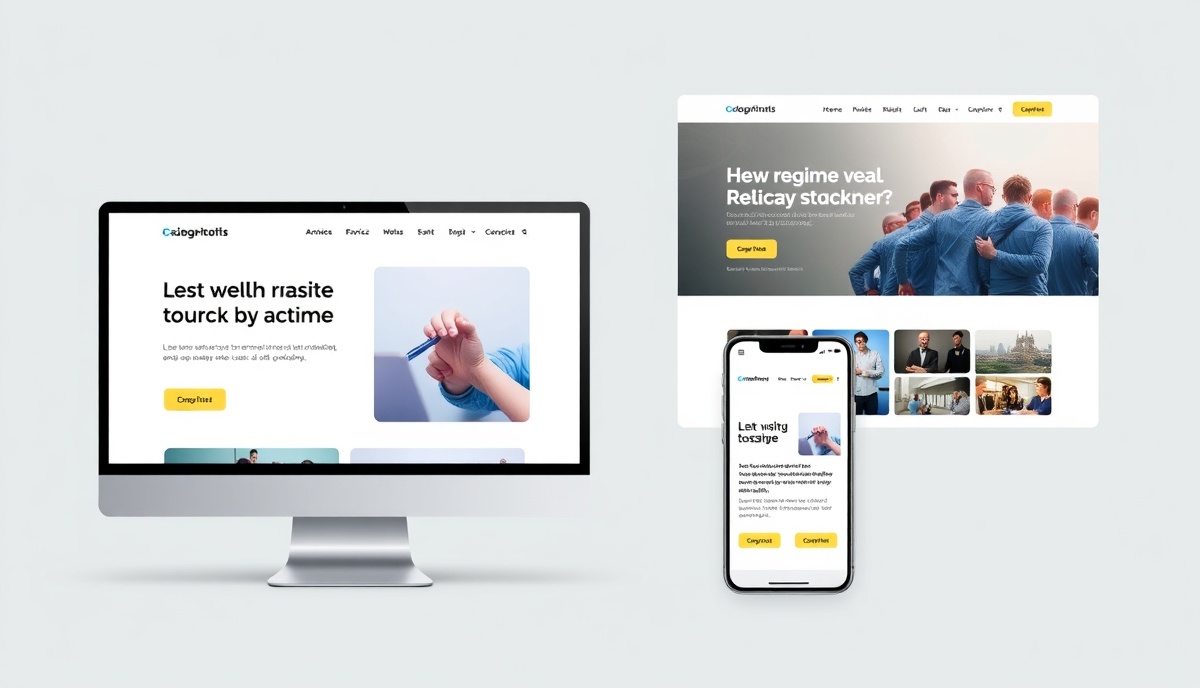 Website and landing page design examples