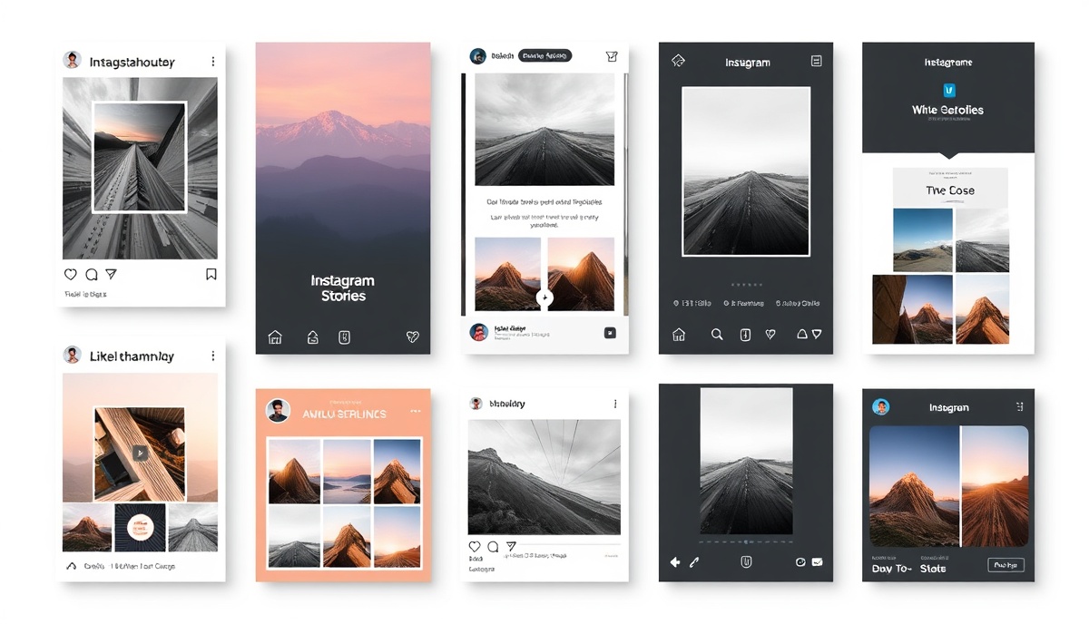 Social media design package examples