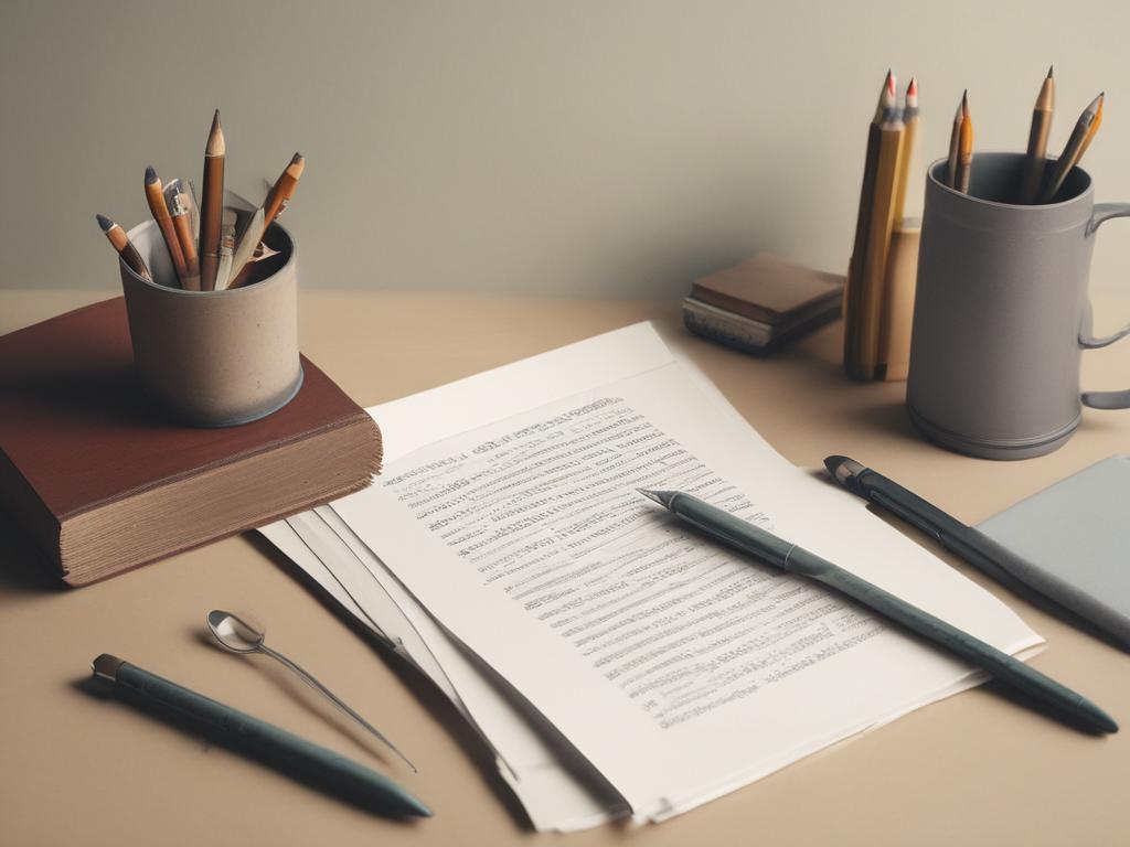 handwritten notes, study materials, defense exams, education, learning