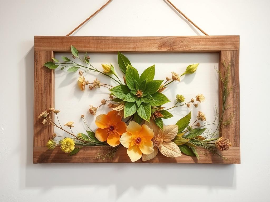 A beautifully crafted wall art piece made from recycled materials,