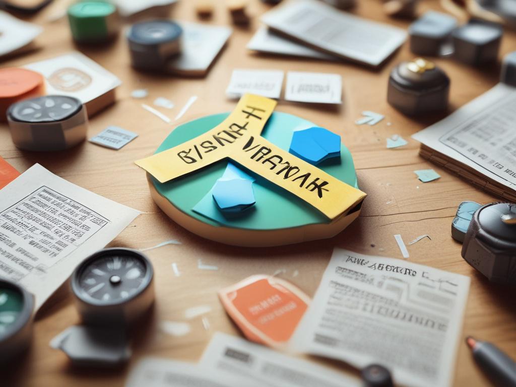 hyper realistic close up of a vision board with financial