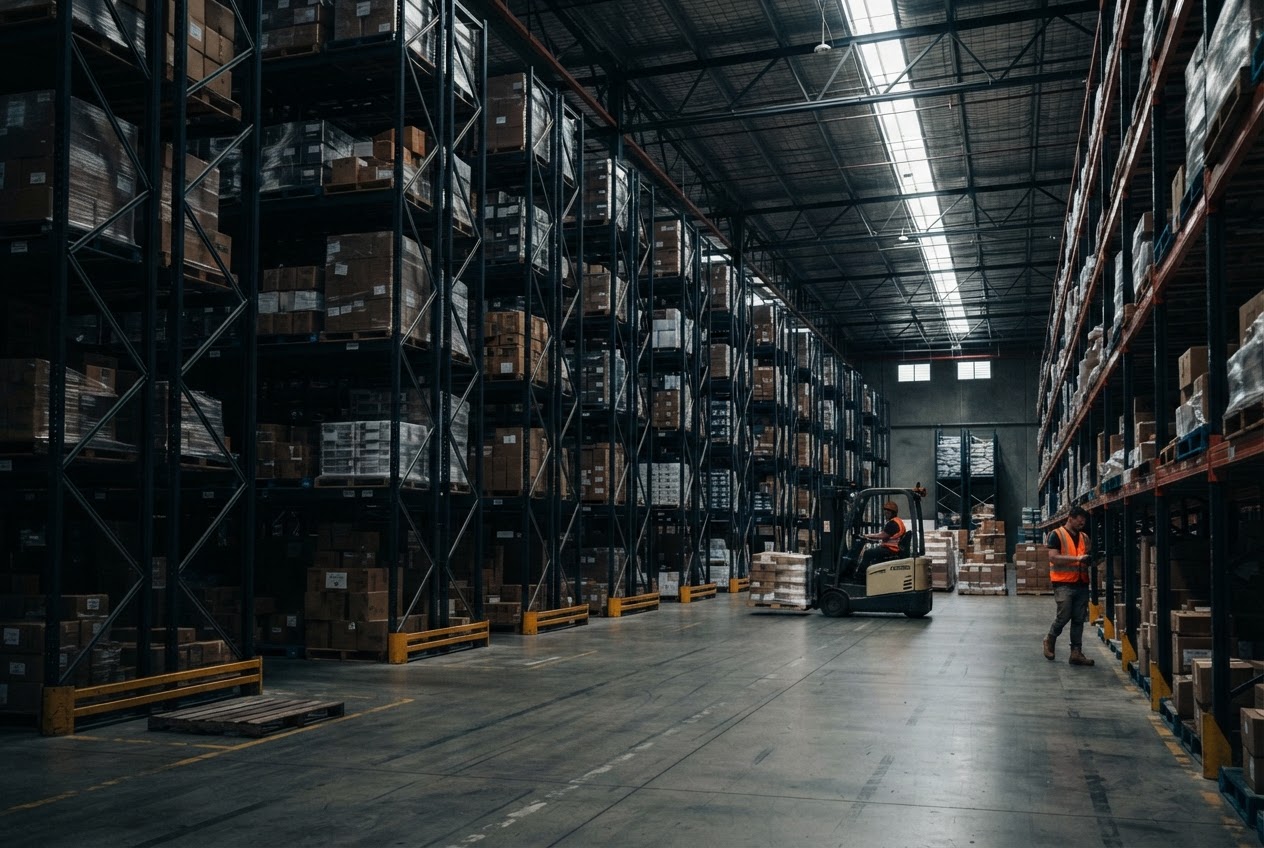 Warehouse racking and inventory operations