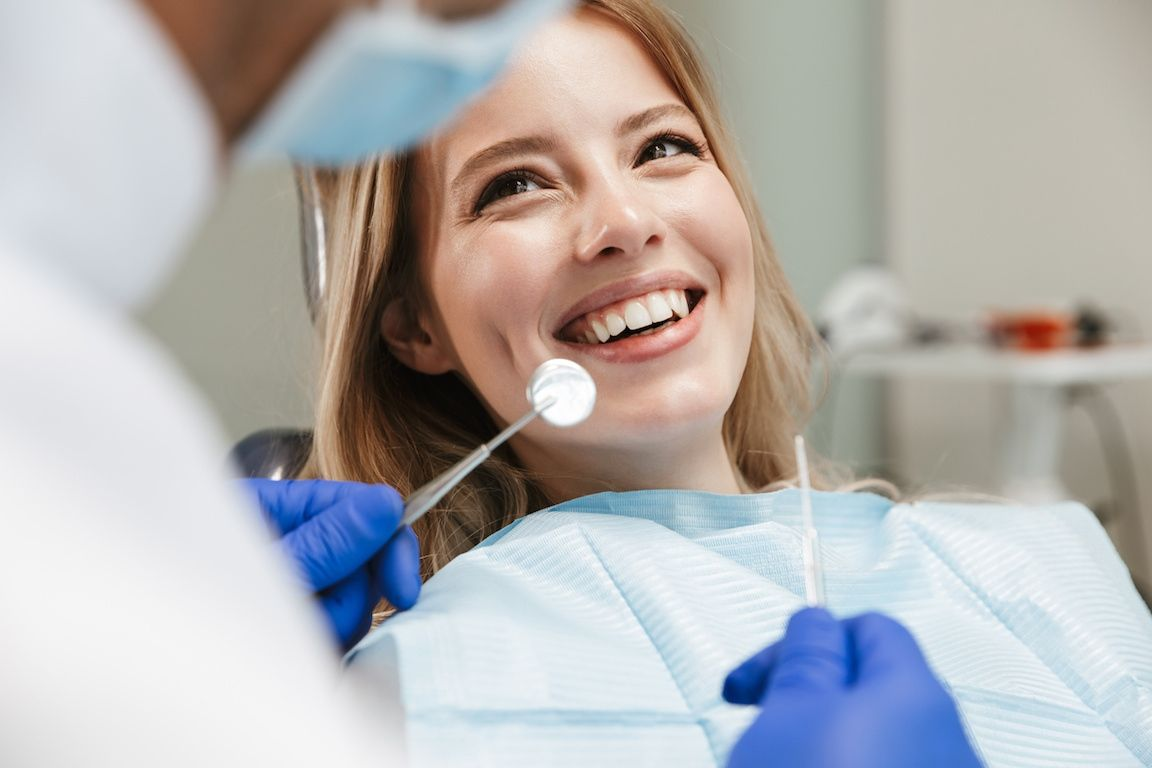 Modern dental clinic reception area at Confident Smiles