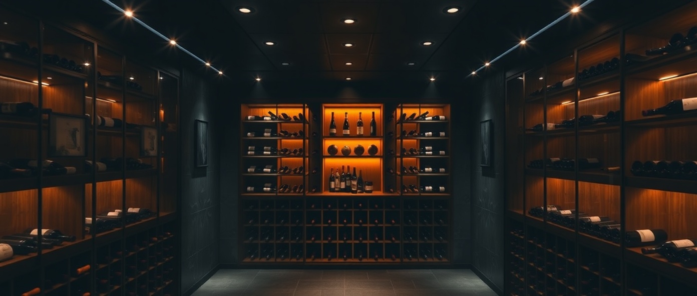 Luxury wine cellar