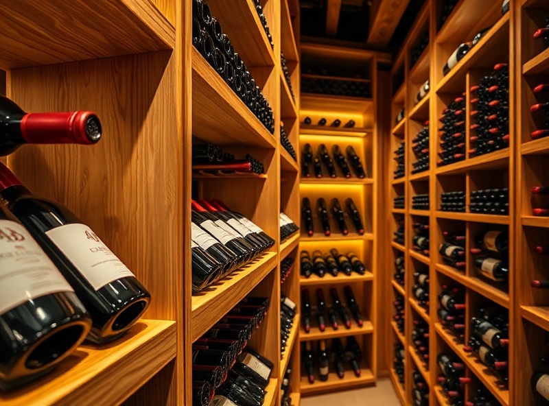 Close-up wine bottles