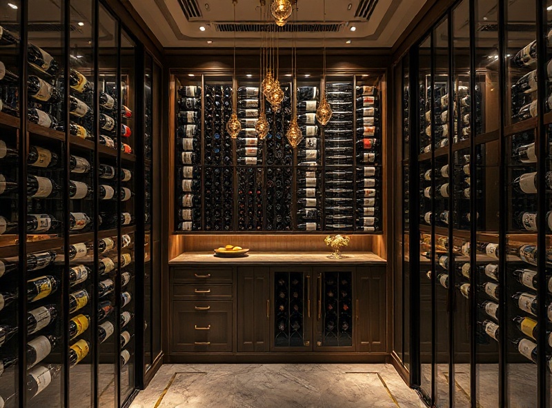 London townhouse wine cellar