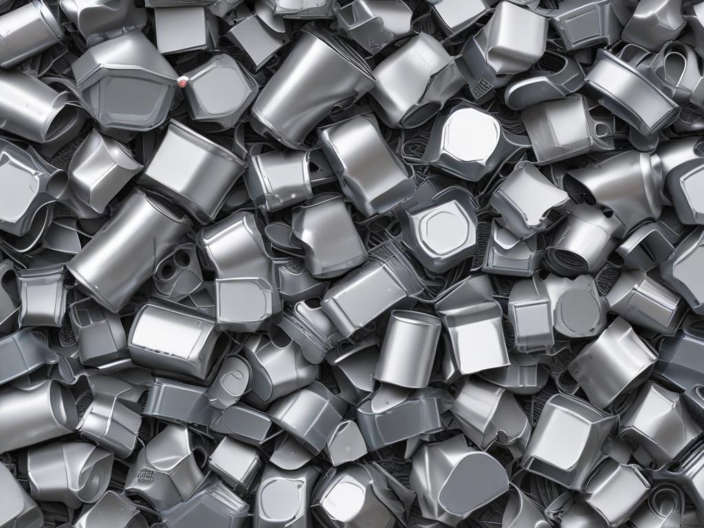 aluminum scrap, recycling, eco friendly, metal, sustainability