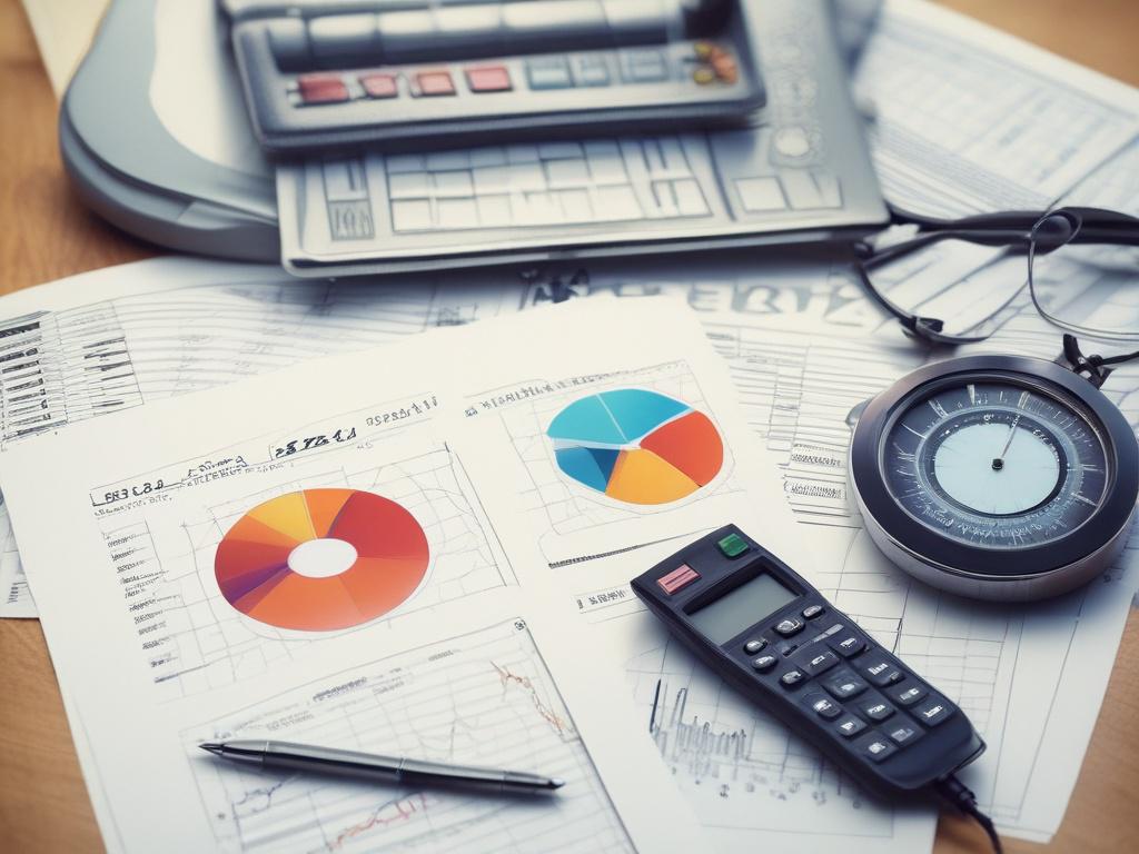 close up shot of a diverse range of financial assets