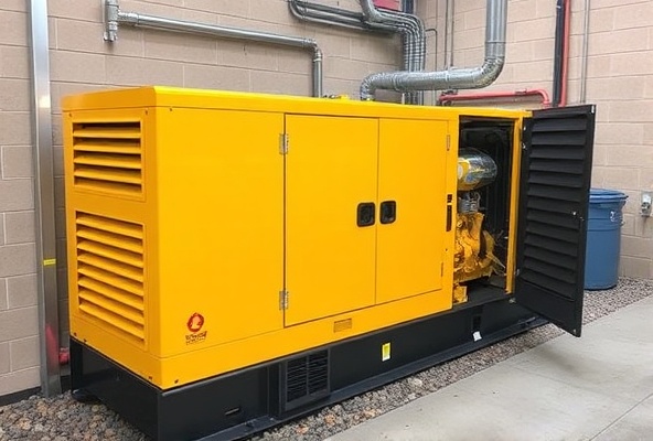 Backup generator installation