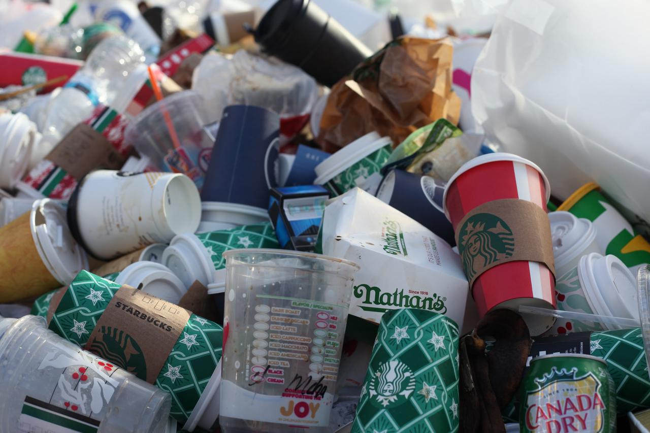 This photo was taken in New York in December 2018 during my Christmas stay in the city. I was wandering the streets and was amazed by a pile of coffee-to-go cups and decided to take a picture. 

I would call this photo "Trash-To-Go" because the cups are used only a few minutes till they are trash.

This photo is my most downloaded photo. I see this photo is constantly used to raise awareness of single-use plastic. Keep up the good work!