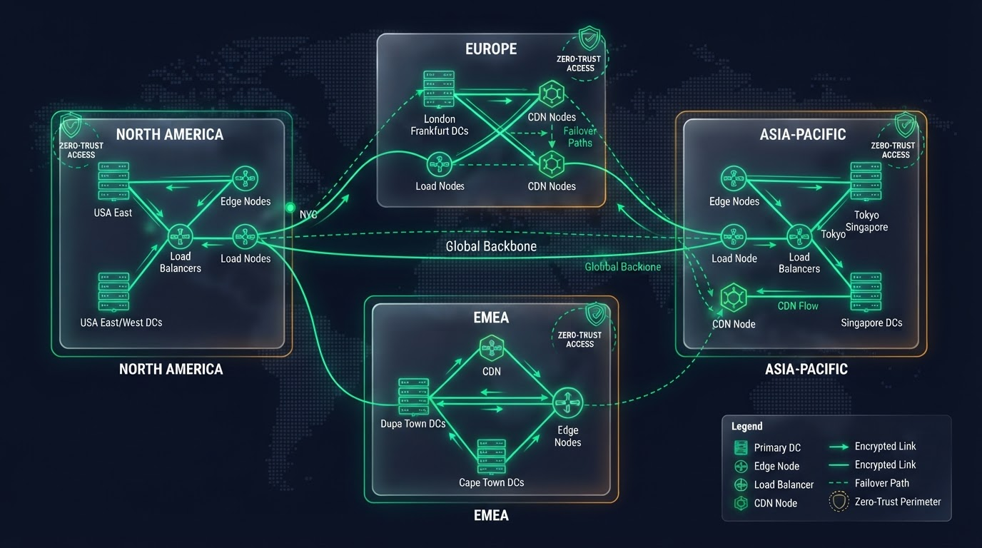Multi-region Network Architecture