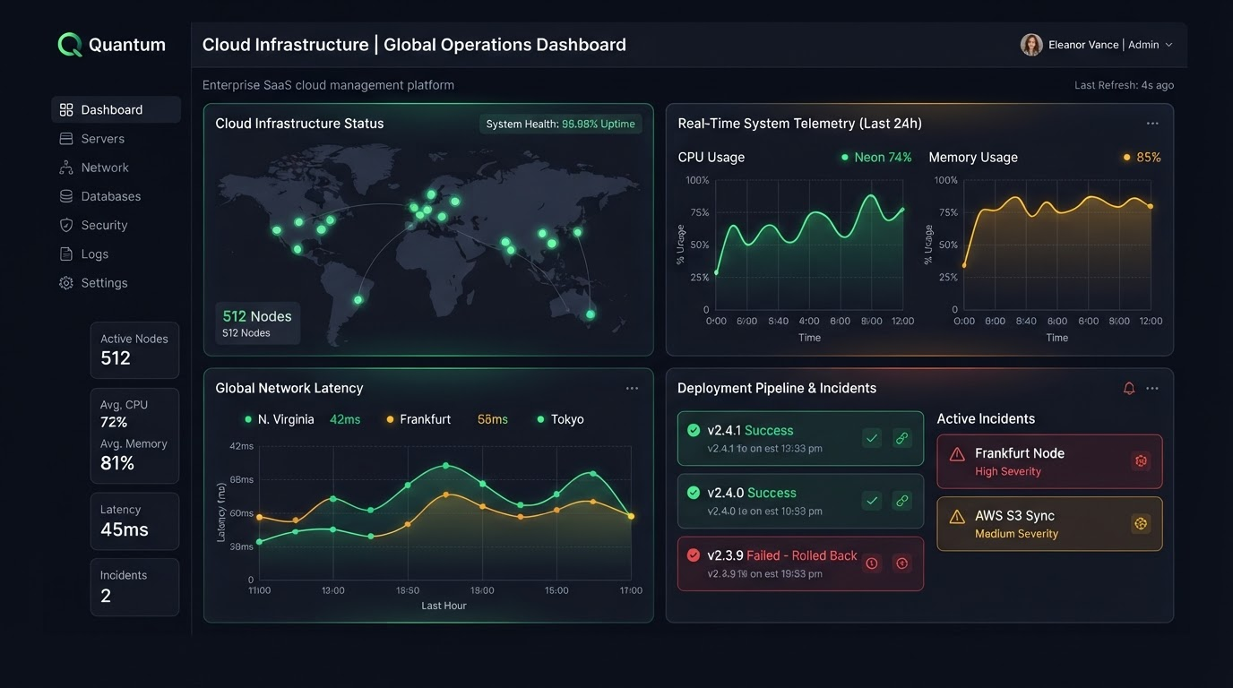 Cloud Management Dashboard