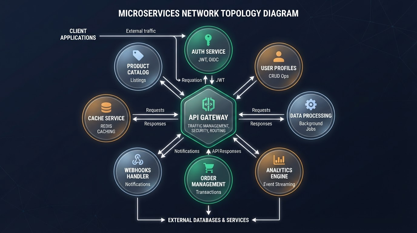API Gateway Network Topology