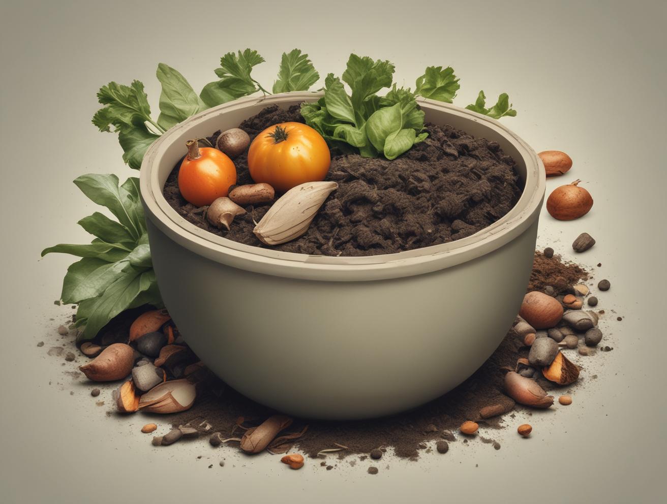 advanced composting technology, eco friendly kitchen, nutrient rich compost