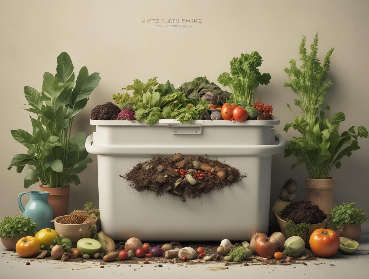 kitchen-to-garden composting, organic waste, nutrient-rich compost, eco-friendly technology