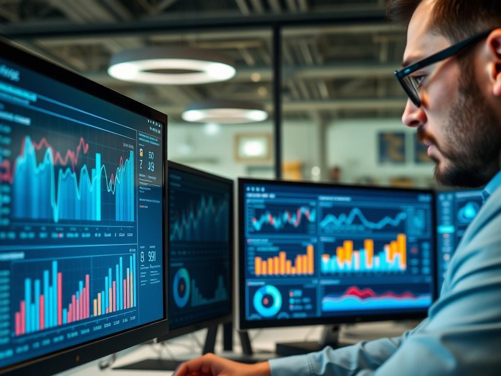 A hyper realistic close up shot of a computer screen