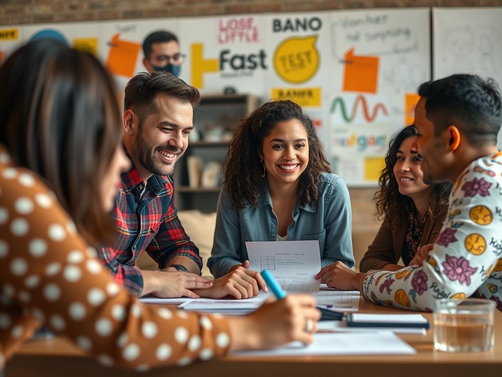 A hyper realistic close up shot of a creative branding