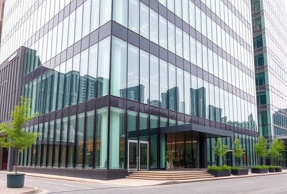 Elite Corporate Towers - Commercial office complex with smart building systems