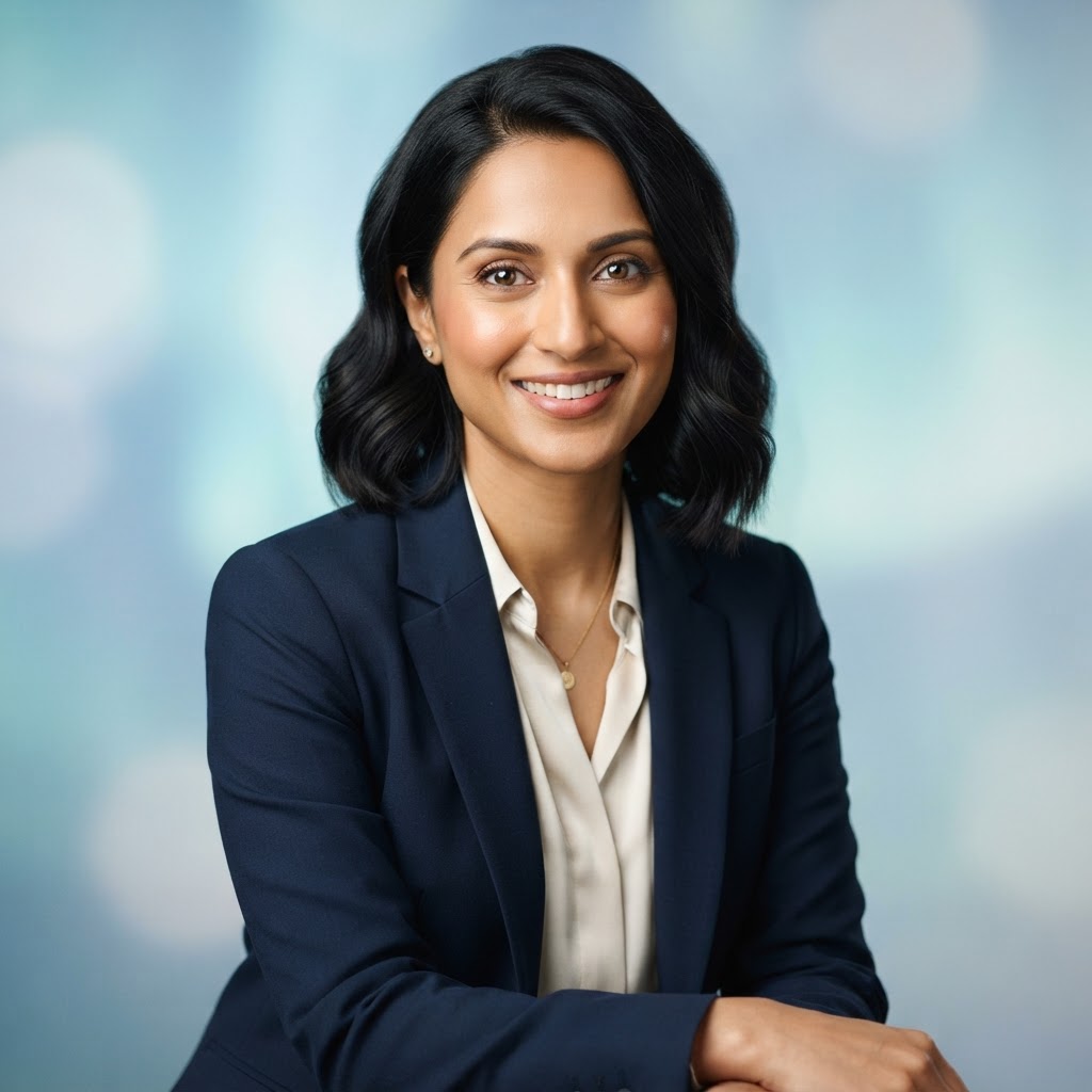 Porträtt av Dr. Aisha Karim
