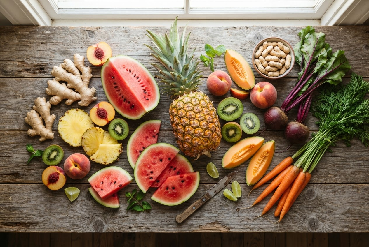 Fresh Jamaican fruits
