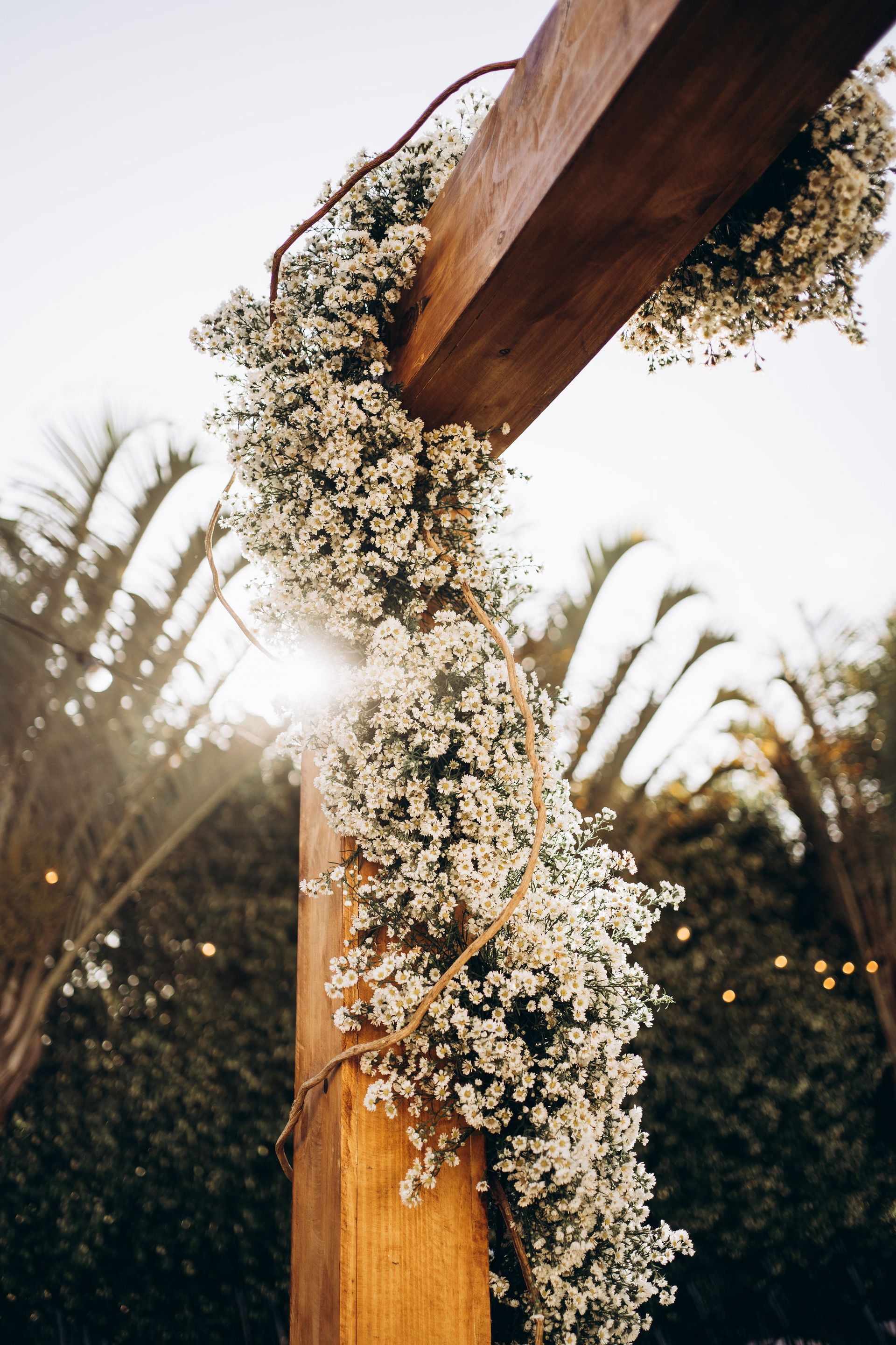 Ceremony arch detail