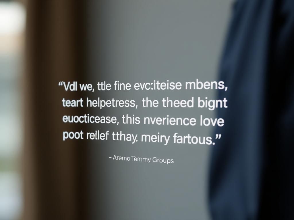 A high-resolution image showcasing a well-designed daily motivation quote section on a website. The background is subtle and professional, allowing the quote text to stand out. The typography is modern and easy to read, with a harmonious color scheme that reflects Aremo Temmy Groups' branding.