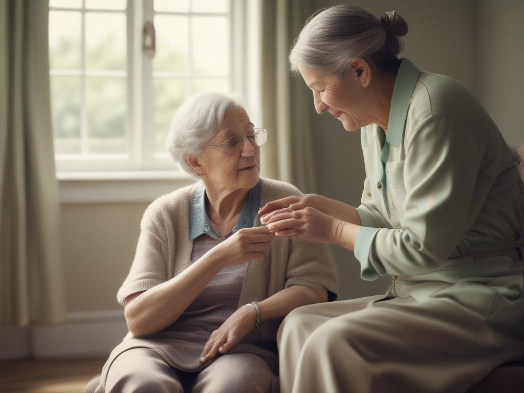 dementia care, elderly comfort, compassionate support
