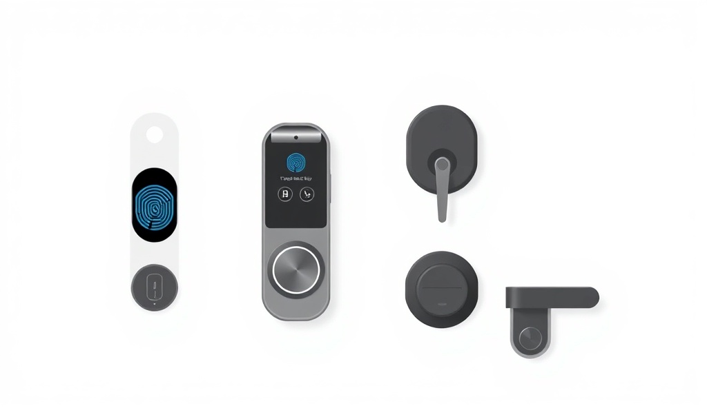 Smart lock features illustration
