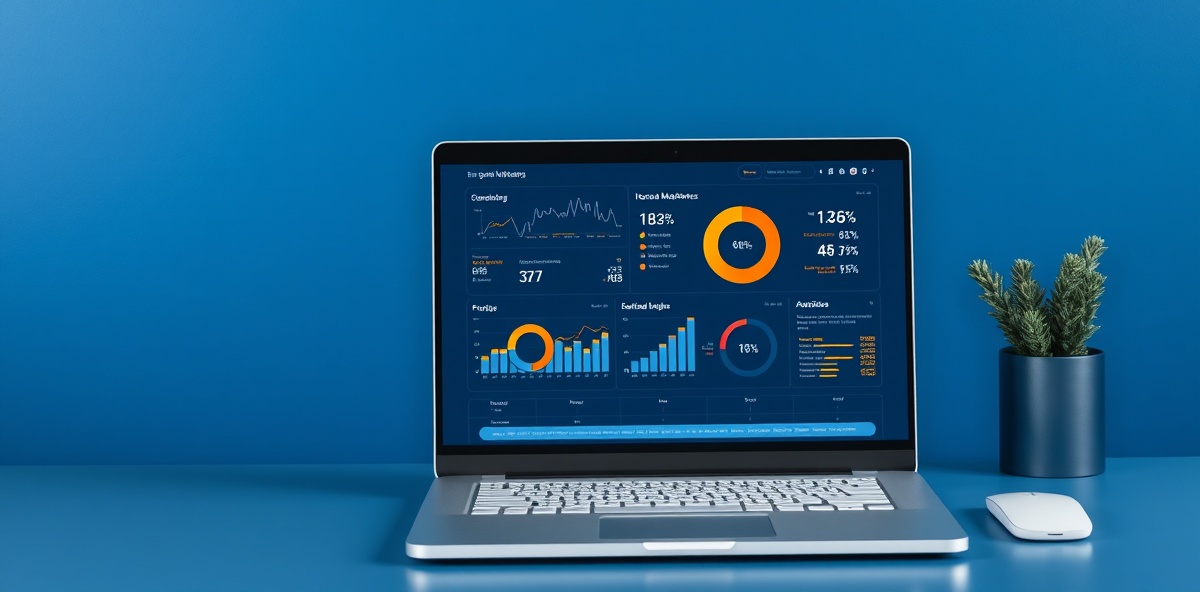 Digital marketing analytics dashboard