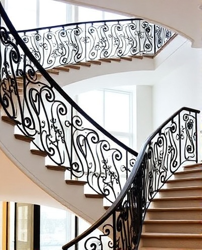 Μεταλλική σκάλα εσωτερικού χώρου