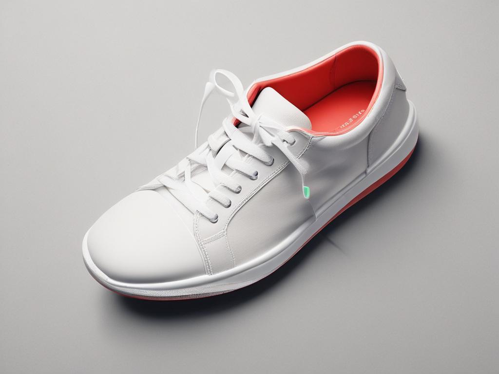 realistic high resolution of sporty sneakers, vibrant colors, dynamic design,