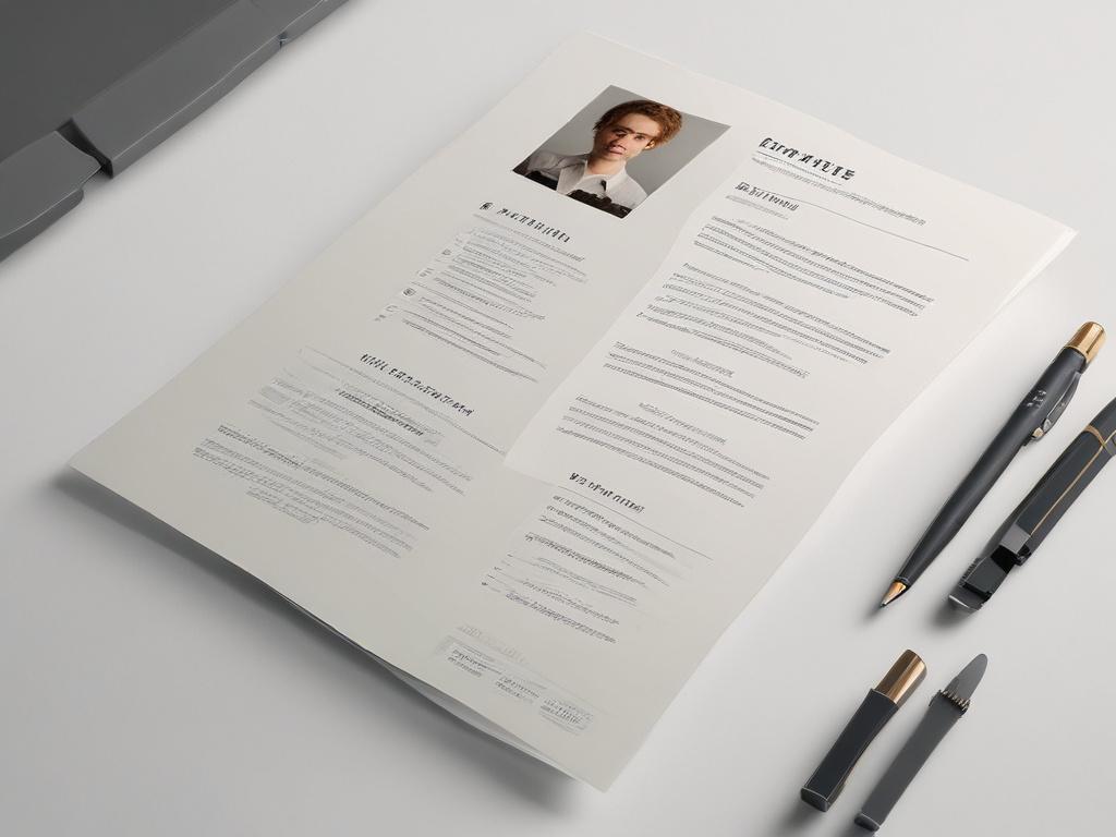 interactive resume, engaging design, professional layout