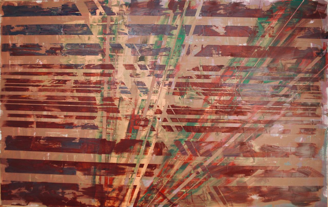 geometric abstraction experiment v, 150x90cm, oil, latex colors & other mixed media on canvas, 2016.jpeg