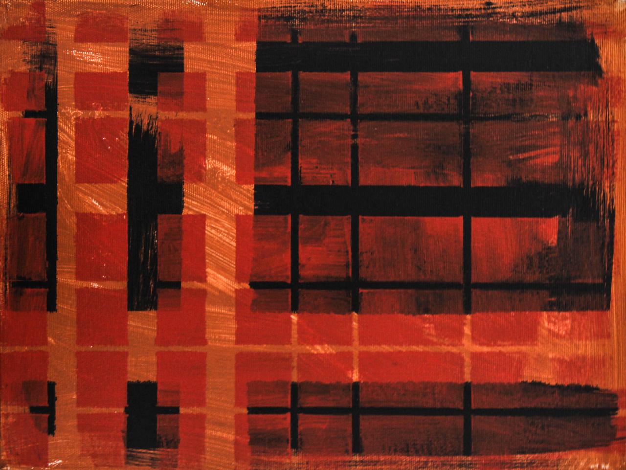 paper-tape experiment vi, 30x40cm, acrylic & latex colors on canvas, 2016.jpg