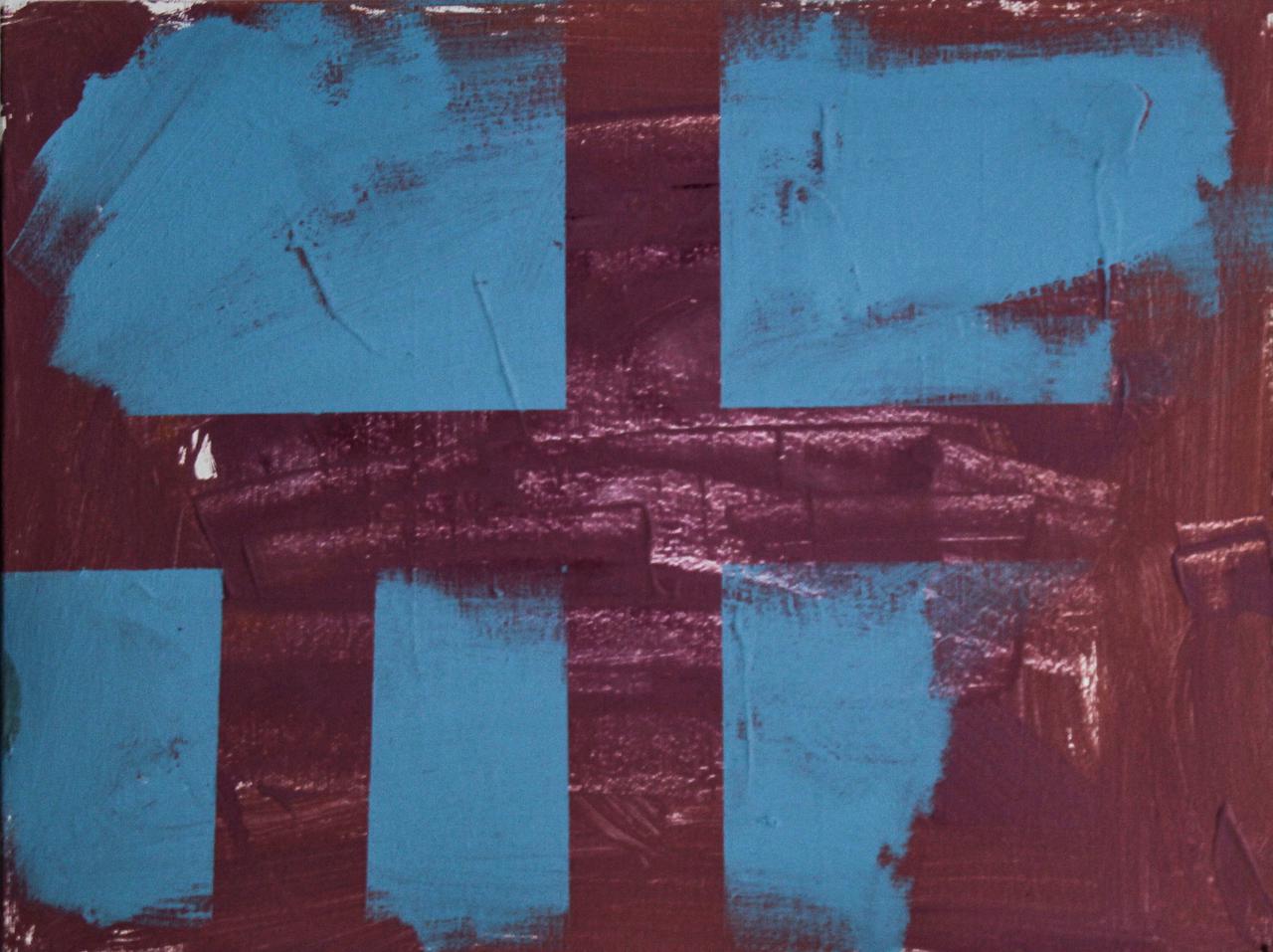 paper-tape experiment sketch i, 30x40cm, acrylics on  canvas, 2016.jpg