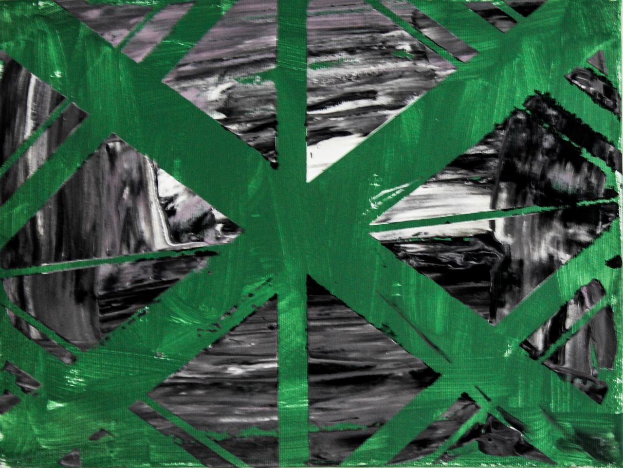 paper-tape experiment iv, 30x40cm, acrylic & latex colors on canvas, 2016.jpg