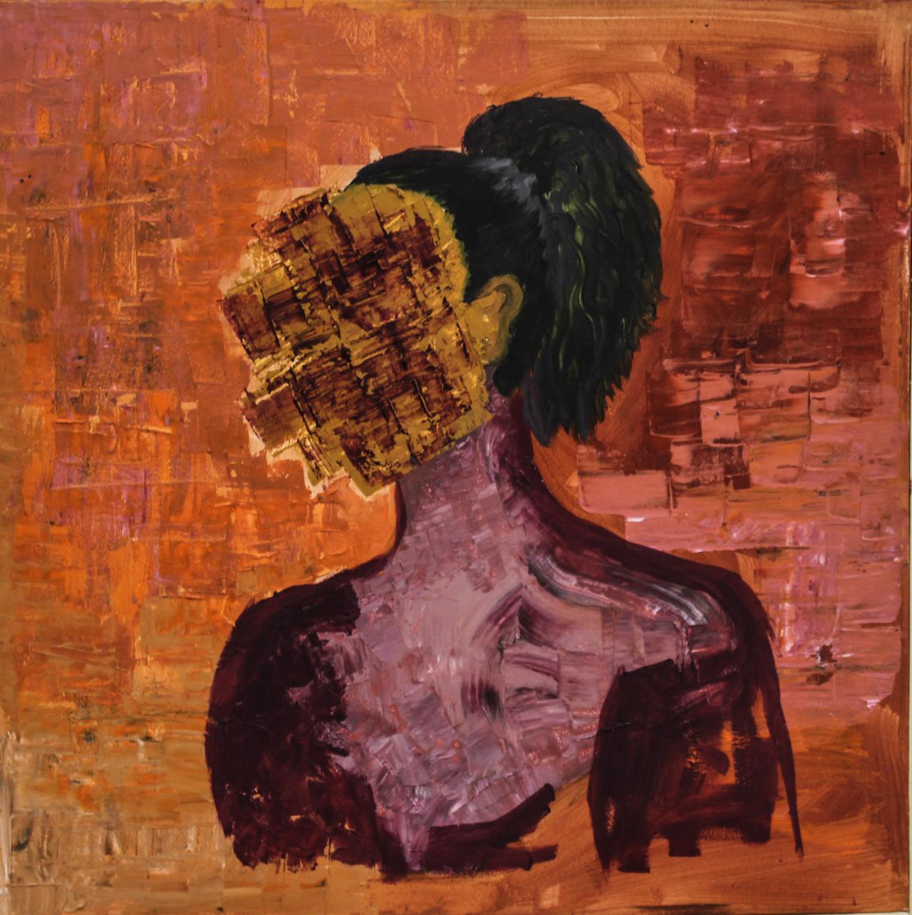 chaos self-portrait ii, 70x70cm, oil on canvas, 2016.jpg