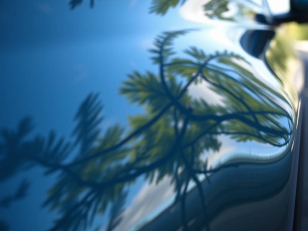 A hyper realistic close up shot of a shiny, freshly