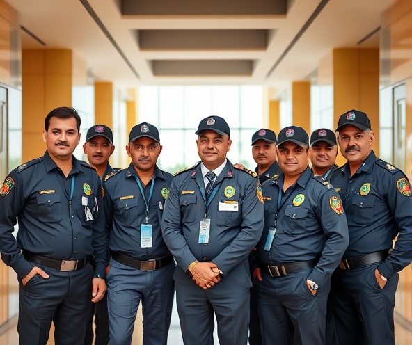 Team of security professionals