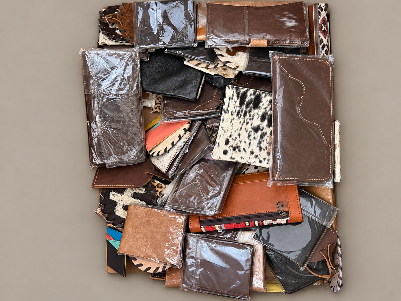 Long Leather Wallets — pictured selection