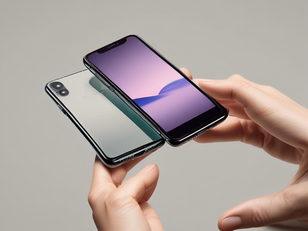Smartphone, OLED display, triple camera, sleek design