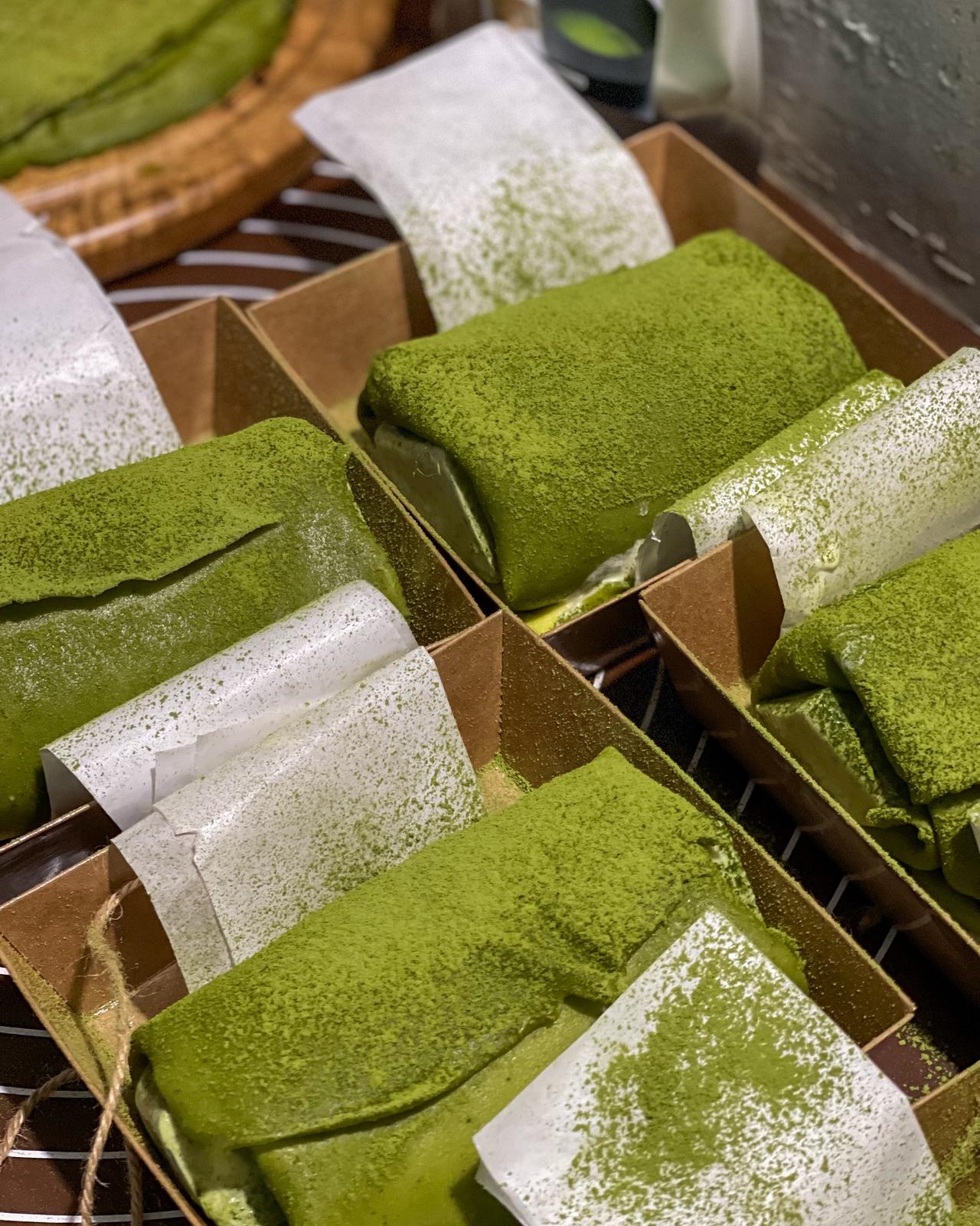 bánh crepe pullding roll