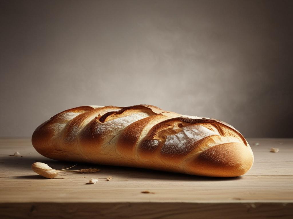 fresh baguette, bread, bakery, crusty, artisanal