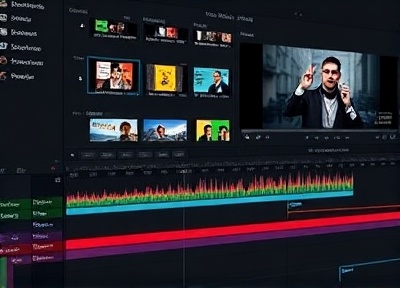 Professional video editing samples including interviews, vlogs, and branded content editing