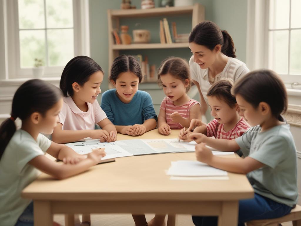 children learning, preschool, Spanish classes