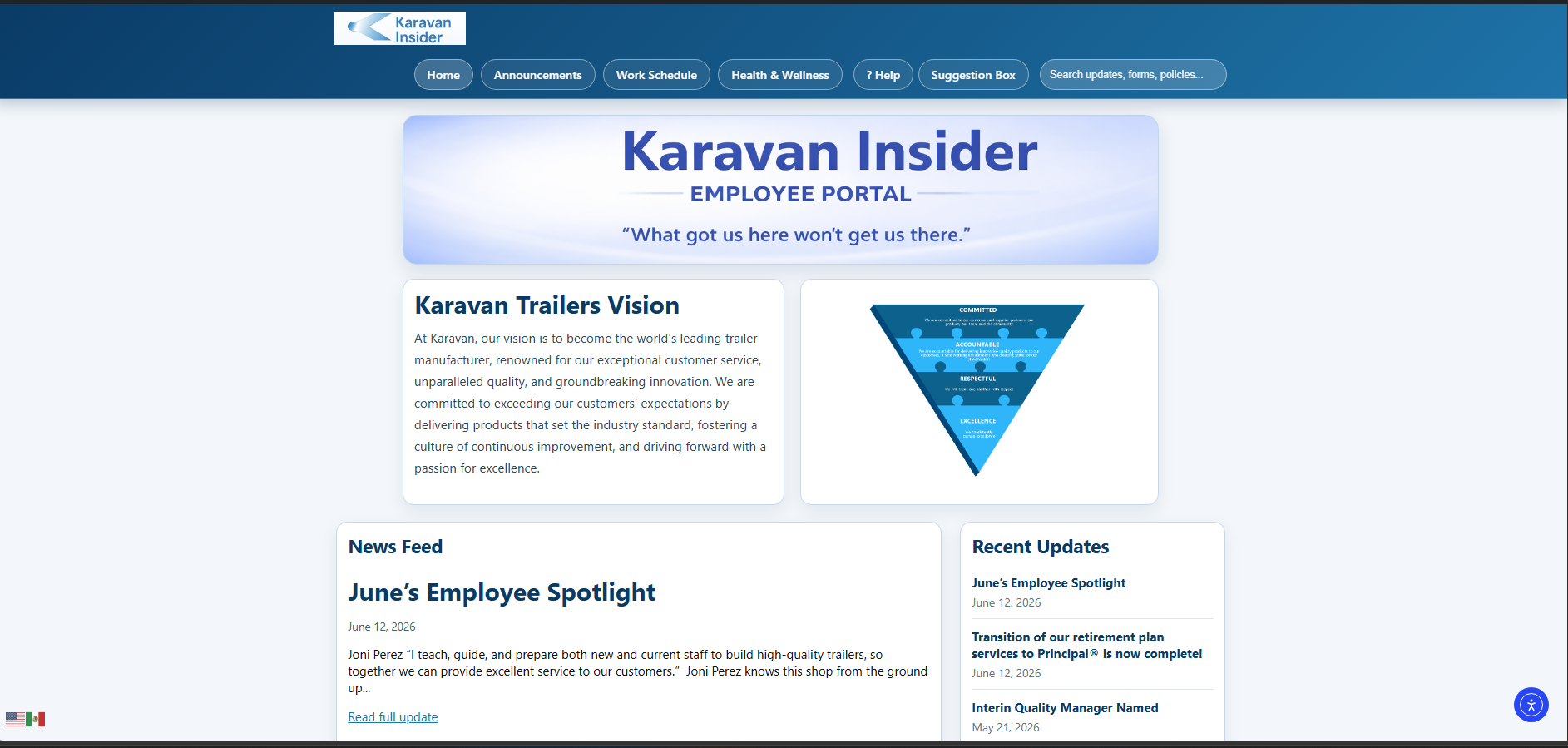 Karavan Insider Employee Portal