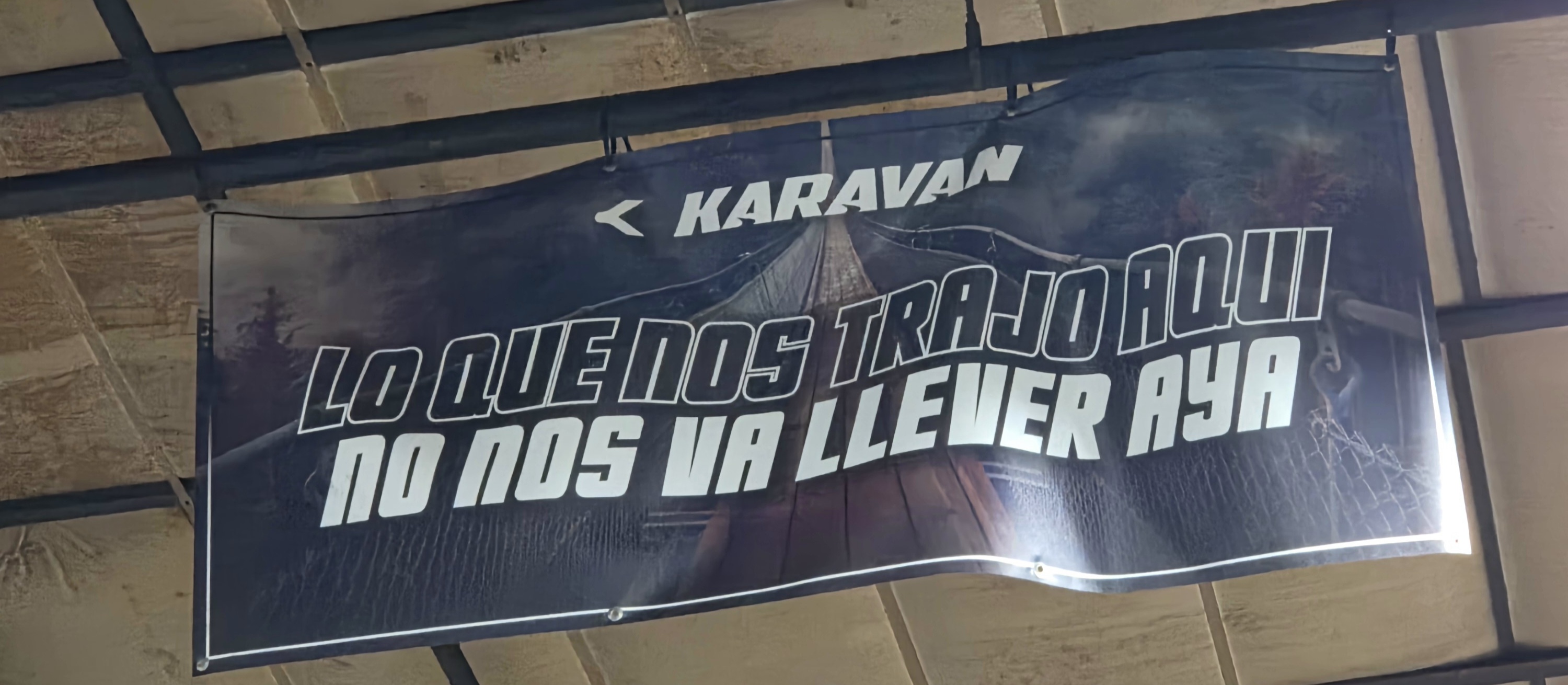 Karavan Spanish Banner - Before
