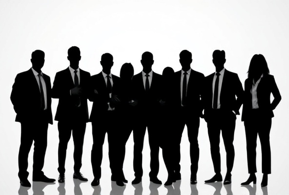 Team member silhouette