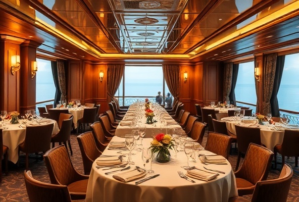 Fine dining interior