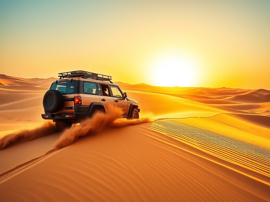 Thrilling desert safari with dune bashing